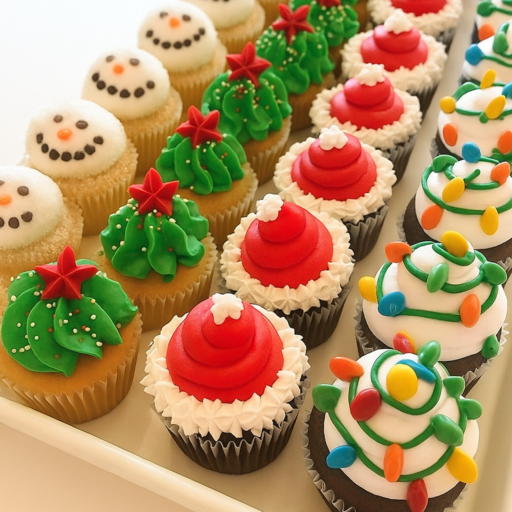 DIY cupcake decorating with strawberry buttercream