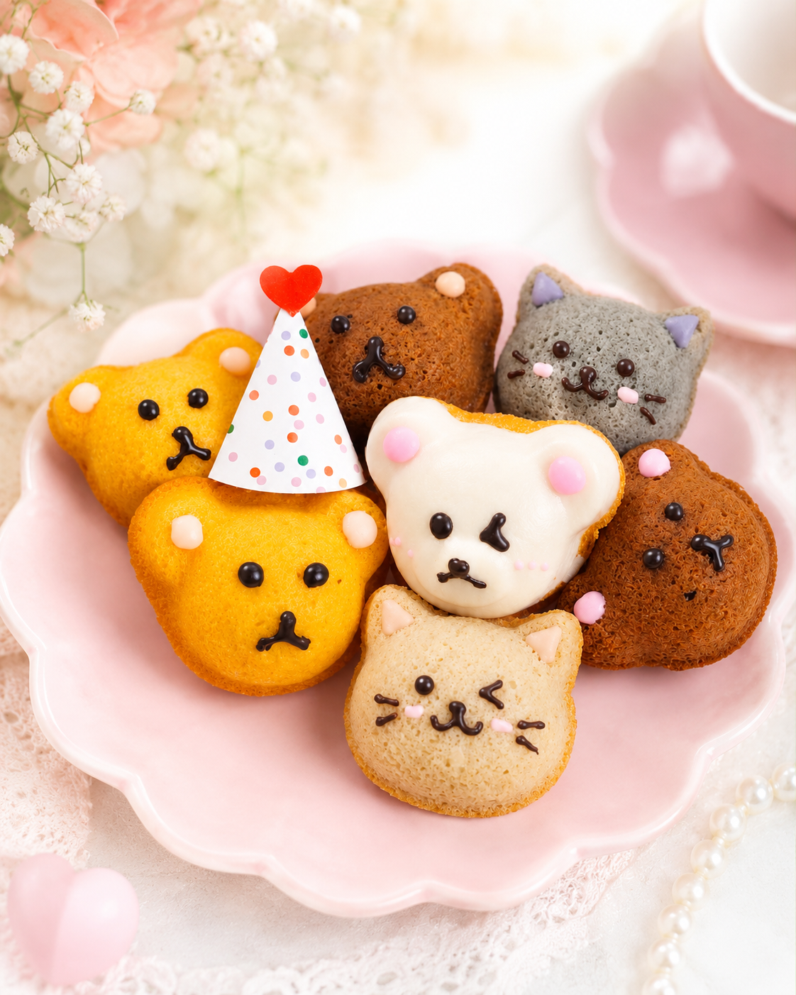 Bake & Deco Bear & Kitty Madeleine Workshop