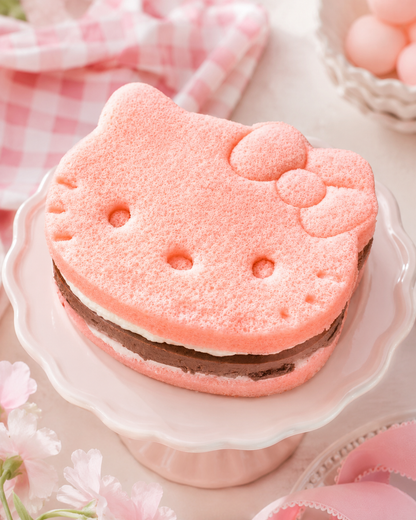 Bake Hello Kitty Strawberry / Chocolate Chiffon Cake