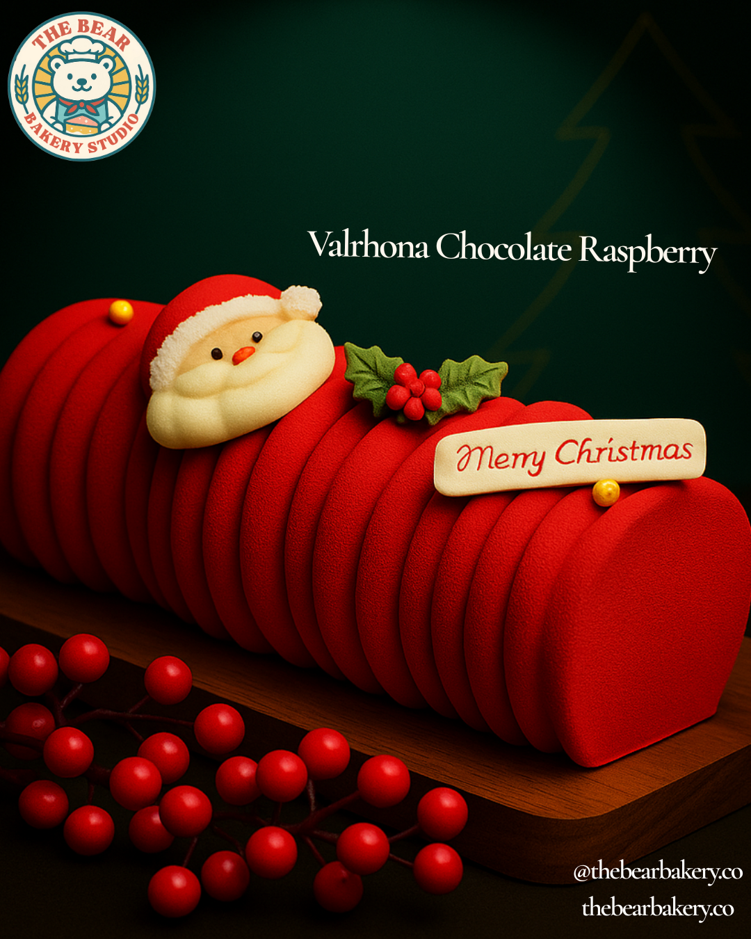 Santa's Valrhona Chocolate Raspberry OOS